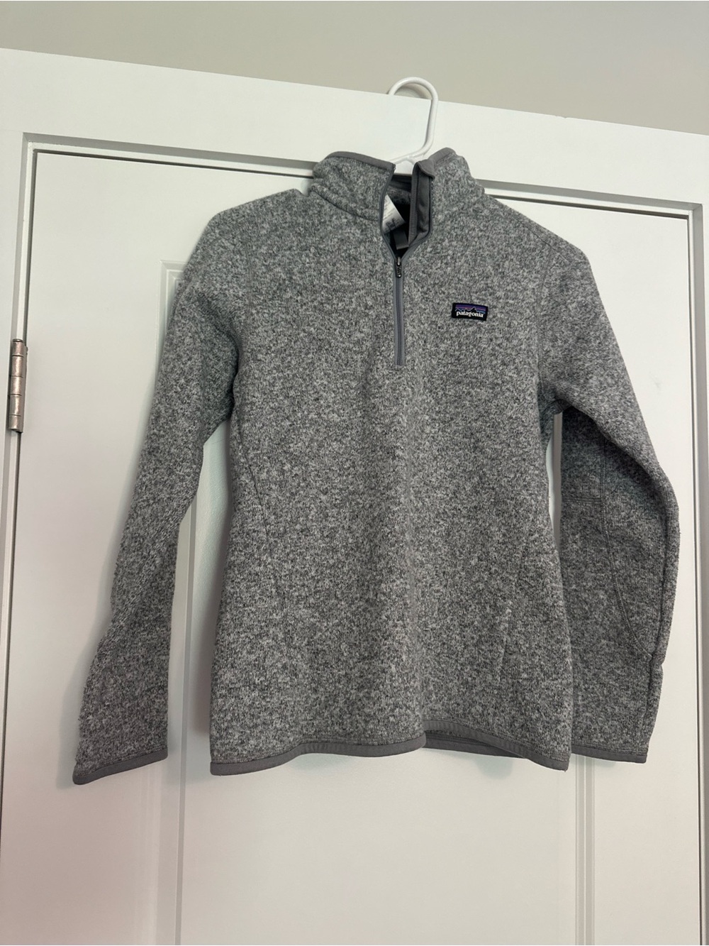 Patagonia Gray Half-Zip Fleece Pullover
